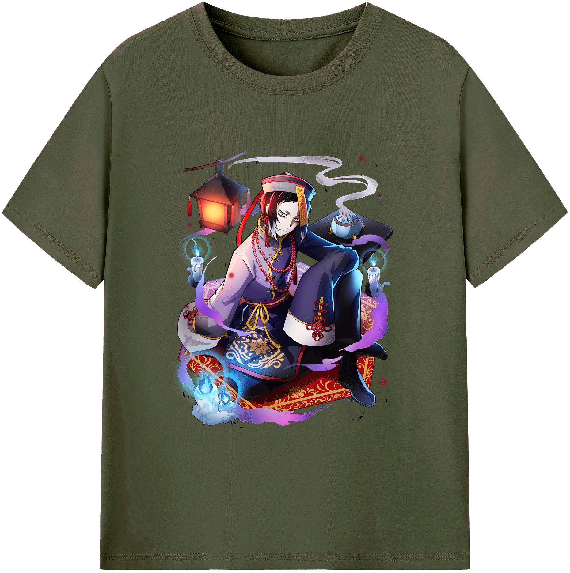 （画像用） 文豪ストレイドッグス Bungo Stray Dogs 綿100％ メンズ半袖Tシャツ｜肌触りやわらか＆通気性